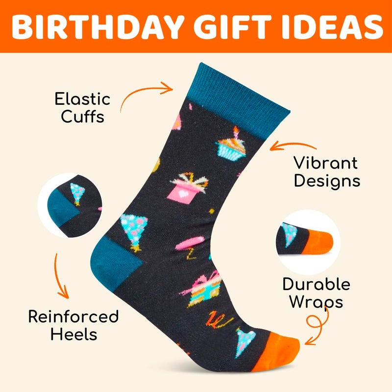 Happy Pop 10th Birthday Gifts - Socks for Tween Girls Boys, Present for 10 Year Olds - Image 3